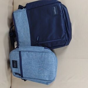 NWT Bella Russo Blue Casual Tote Backpack Cooler Lunchbox Utility Unisex Bag